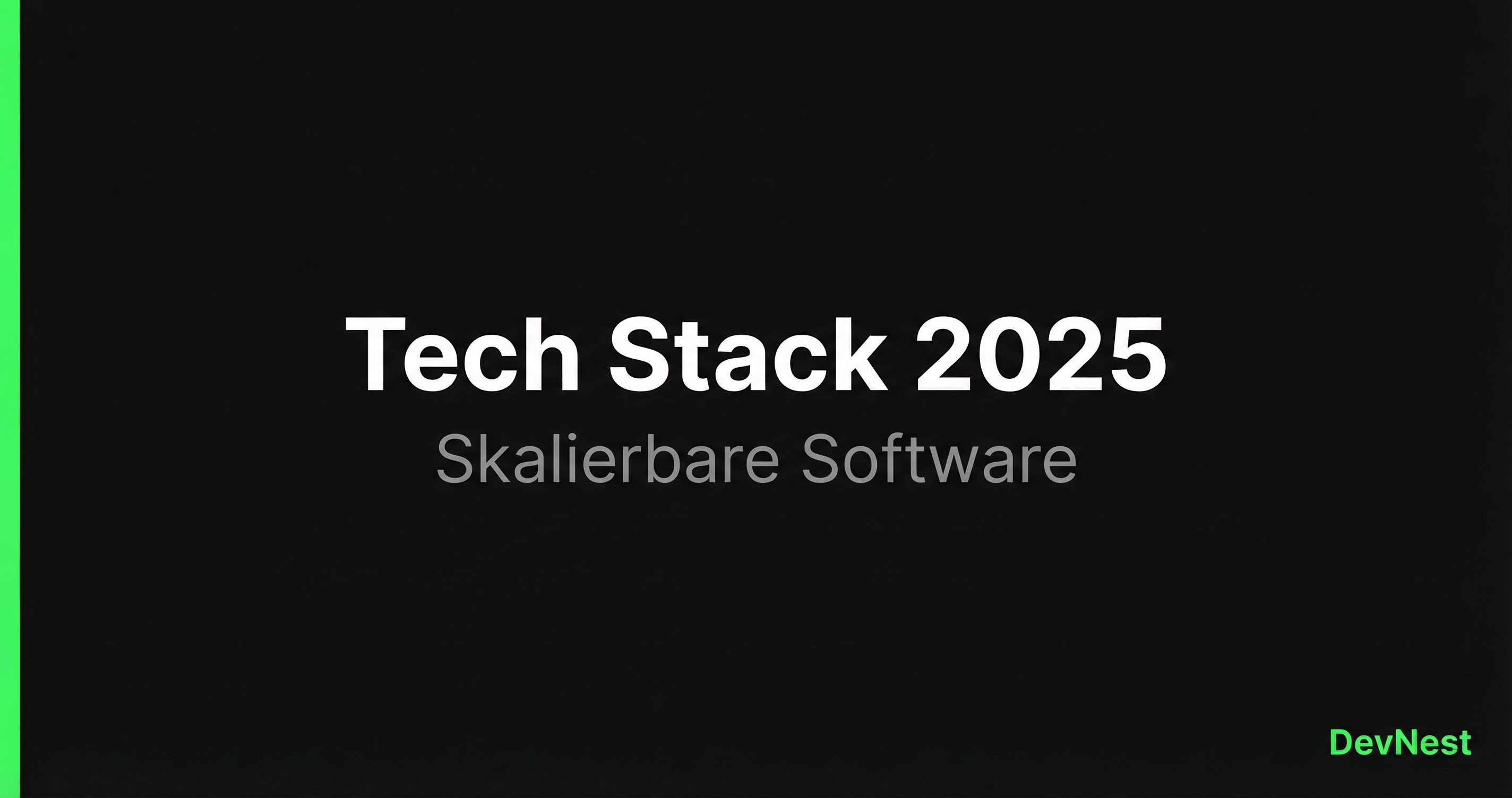 Tech Stack 2025